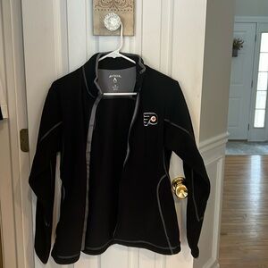 PHILADELPHIA FLYERS ZIP UP FLEECE COAT